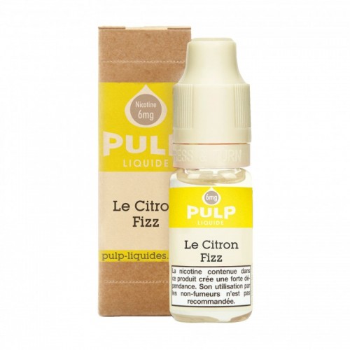 Flacon E Liquide 10ml Citron Fizz par Pulp Flacon E Liquide 10ml Citron Fizz par Pulp