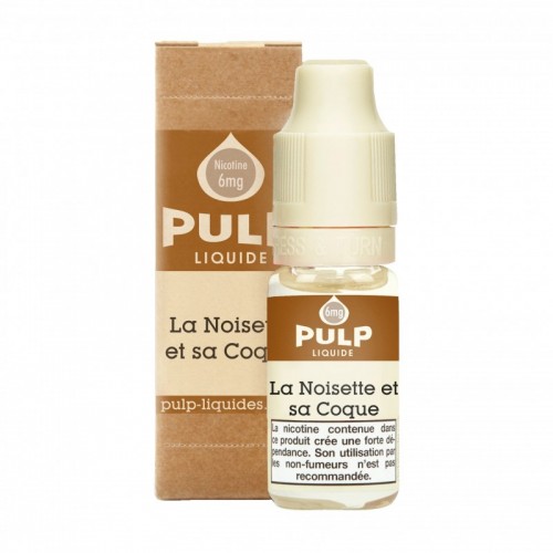 Flacon E Liquide 10ml Noisette et sa coque par Pulp Flacon E Liquide 10ml Noisette et sa coque par Pulp