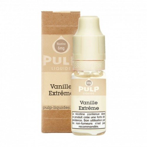 Flacon E Liquide 10ml Vanille extrême par Pulp Flacon E Liquide 10ml Vanille extrême par Pulp