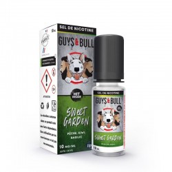 Flacon E Liquide Sweet Garden au Sel de Nicotine de Guys and Bull
