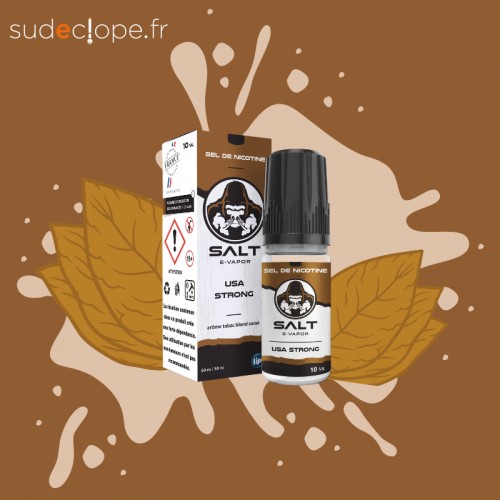 Flacon E Liquide Usa Strong au Sel de Nicotine par Salt E-Vapor Flacon E Liquide Usa Strong au Sel de Nicotine par Salt E-Vapor