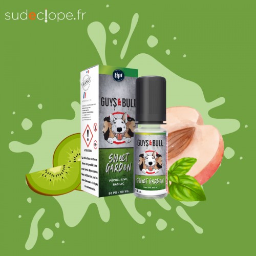Flacon E Liquide Sweet Garden au Sel de Nicotine de Guys and Bull