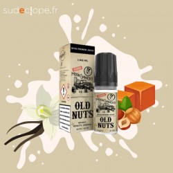 E liquide sel de nictoine gourmant 10 ml 50PG/50VG Old Nuts Moon shiners le french liquide