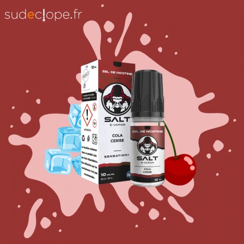 E Liquide Cola Cerise de la marque Salt e-Vapor disponible chez Sudeclope.fr